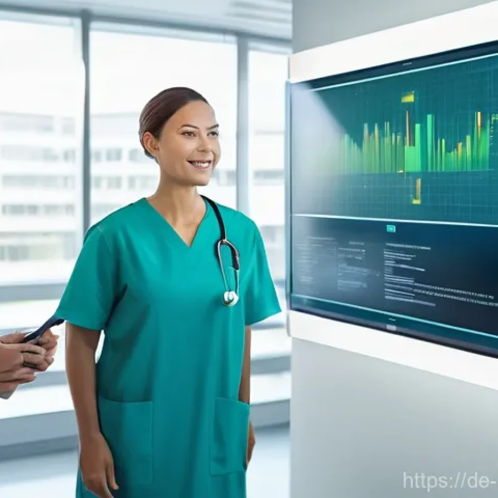 보건학에서의 빅데이터 활용 - **Personalized Medical Treatment with Big Data Integration:**
    "A clean, futuristic medical consu...