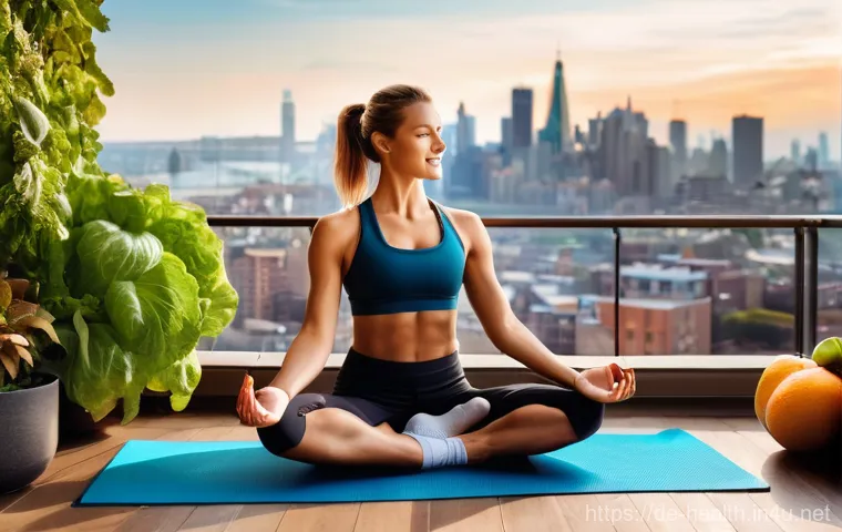 보건학과 생명과학 - **Prompt:** A highly skilled female doctor in her late 40s, dressed in scrubs, is meticulously exami...